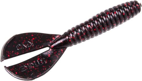 Strike King Rage Menace Grub Fishing Lure, Soft Plastic Double Tail Grub, Crazy Tail Action, 3 1/2-Inches in Kuwait