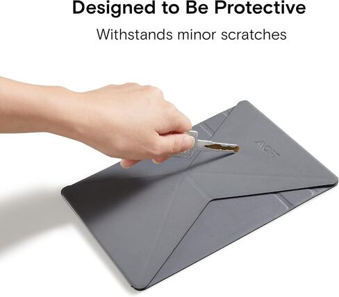 MOFT Invisible Slim Tablet Stand, Adjustable and Foldable Design, Compatible with Tablets Up to 7.9-9.7 Inches, Adhesive Version, Grey in Kuwait