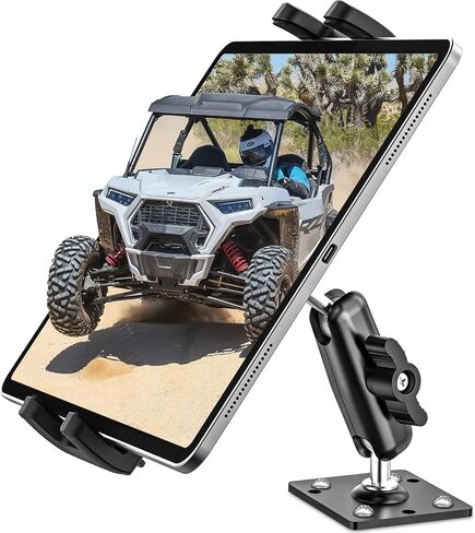 UTV Tablet Mount, Heavy Duty Drill Base Tablet Holder, 360° Adjustable Arm in Kuwait