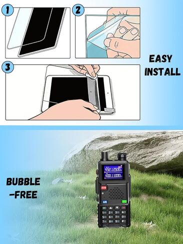 [2 Pack] for BAOFENG AR-5RM Hydrogel Film Screen Protector. Self-Healing Anti-Scratch Bubble Free Easy Installation. in Kuwait