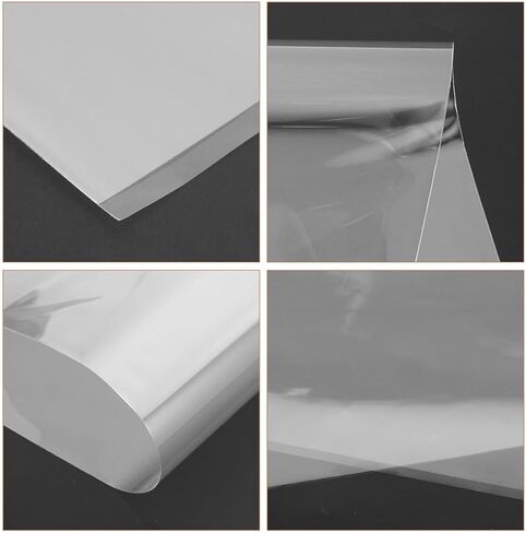 Generic 60pcs Plastic Vinyl Record Outer Sleeves Adhesive Seal Sturdy Protective Vinyl Album Covers Fingerprint-Free Storage in Kuwait
