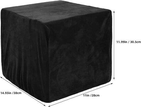 Vinyl, for Storage Shape Minimalist Organizational Needs Record Player Dust Cover Black Flannel Sleeve with Scratch Prevention Hair Protection Holds Pet in Kuwait