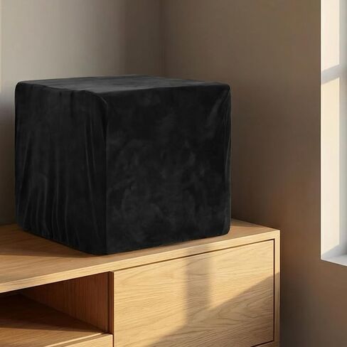 Vinyl, for Storage Shape Minimalist Organizational Needs Record Player Dust Cover Black Flannel Sleeve with Scratch Prevention Hair Protection Holds Pet in Kuwait