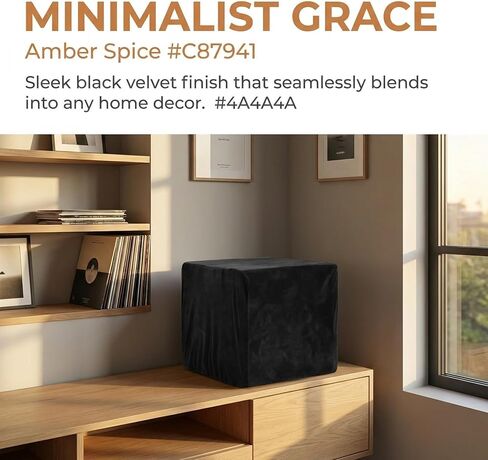 Vinyl, for Storage Shape Minimalist Organizational Needs Record Player Dust Cover Black Flannel Sleeve with Scratch Prevention Hair Protection Holds Pet in Kuwait