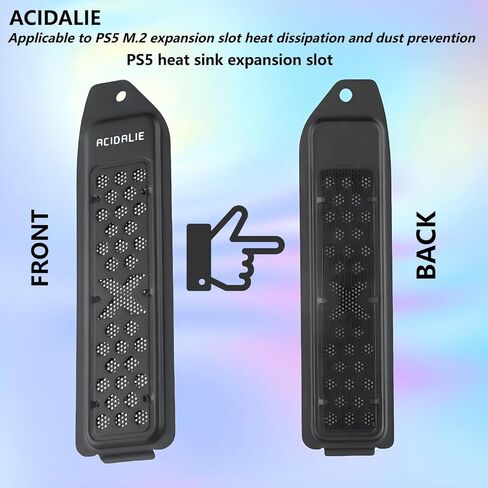 Heatsink Cover for PS5 | Dustproof and Breathable Metal Cooling Cover (Black) in Kuwait