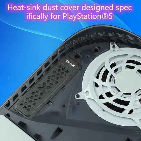 Heatsink Cover for PS5 | Dustproof and Breathable Metal Cooling Cover (Black) in Kuwait