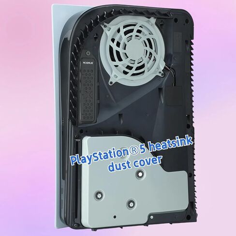 Heatsink Cover for PS5 | Dustproof and Breathable Metal Cooling Cover (Black) in Kuwait
