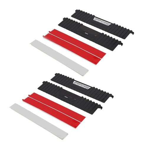 Karlak Protective Aluminum Cooling Fin for DDR / DDR2 / DDR3 / DDR4 Memory Bank, 2Pcs, Desktop Heatsink in Kuwait