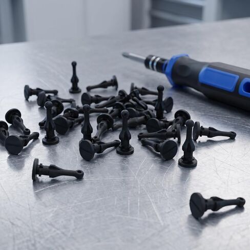 30pcs Case Fan Mount Screws Silicone Rivets 25mm for PC Cooling Fans in Kuwait