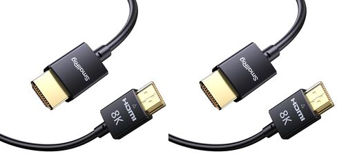 SMALLRIG 8K HDMI 2.1 Cable 100cm / 3.3Ft (A to A), Super Flexible Slim Cord/Cable, Supports 8K@60Hz/4K@120Hz, Ethernet, ARC Type-A Male to Male for Camera, Monitor, Gimbal - 5086 in Kuwait