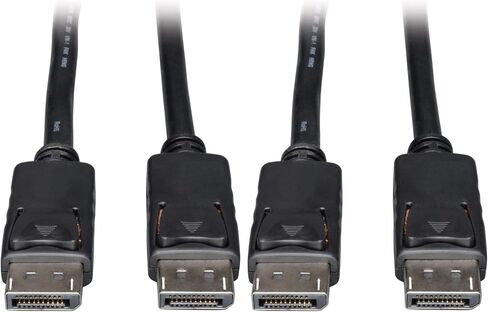 TRIPP LITE DisplayPort Cable with Latches (M/M), DP to DP, 4K x 2K, 1-ft. (P580-001), Black in Kuwait