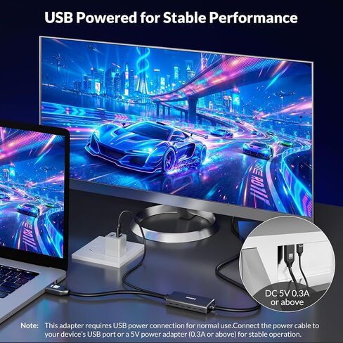 8K Active HDMI 2.1 to DP 1.4 Cable 6.6ft for PS5 Xbox in Kuwait