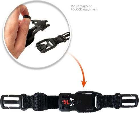 8TIMBER Stern Link with FIDLOCK Quick Release Magnetic Sternum Strap - Compatible with Most Backpacks in Saudi Arabia