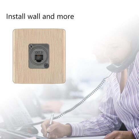 2Pcs RJ45 Panel Mount Connector, D-Type Cat6 Female Socket LAN Network Plug in Kuwait