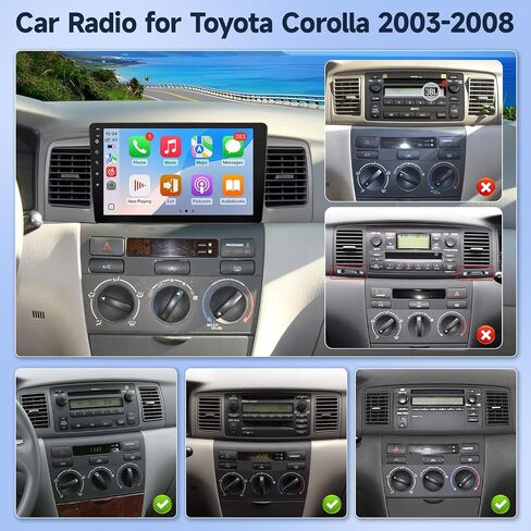 Car Radio Stereo for Toyota Corolla 2003 2004 2005 2006 2007 2008 Upgrade in Kuwait