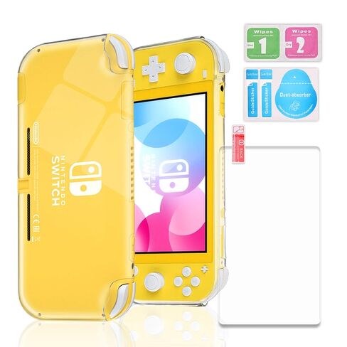 Nintendo Switch Lite Protective TPU Case, Tempered Glass Screen Protector in Kuwait