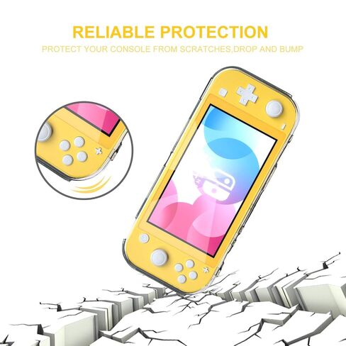 Nintendo Switch Lite Protective TPU Case, Tempered Glass Screen Protector in Kuwait