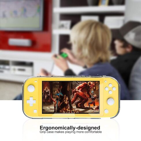Nintendo Switch Lite Protective TPU Case, Tempered Glass Screen Protector in Kuwait