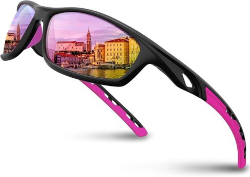 RIVBOS Womens Polarized Sports Sunglasses UV400 for Driving Cycling RB833 in Kuwait