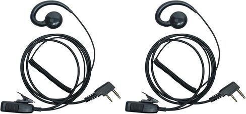 Walkie Talkies Earpiece Headset with PTT Mic Two Way Radio,2Pack in Kuwait