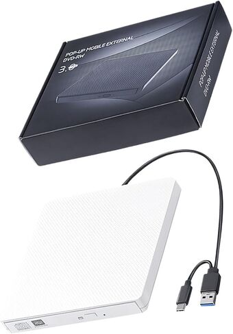USB External Disc Drive for Laptop with Speed Reading and Writing Multiple Media Types Multi Format Disc Player in Saudi Arabia