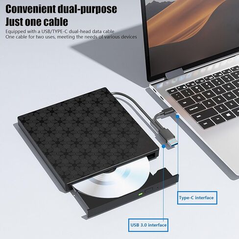 Efficient Portable Disc ROM Recorder with High-Speed USB Transfer for Multiple Operating Systems Integrated Drive in Saudi Arabia