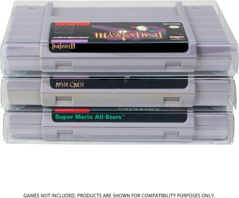 SNES Games Cartridge Protector, 0.40 MM, Pack of 25 in Kuwait