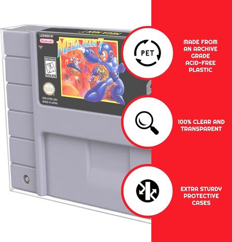 SNES Games Cartridge Protector, 0.40 MM, Pack of 25 in Kuwait