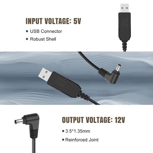 Lenink Power Cord Compatible with Cobra RAD 480i/350/380/450, Replacement Cord Cable USB Charger Compatible with Most Cobra Radar Detectors (1m/3.28ft) in Kuwait