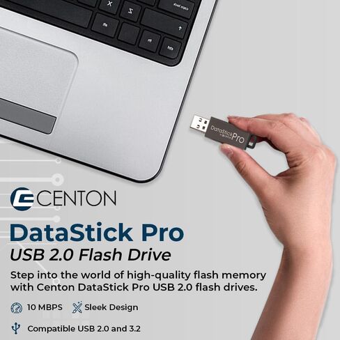 2GB DataStick Pro by Centon, USB 2.0 Flash Drive Memory Stick for Storage and Backup in Kuwait