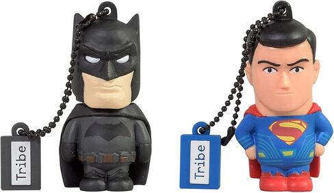 Tribe DC Comics Warner Bros. Pendrive Figure 16 GB Funny USB Flash Drive 2.0, Superman Movie, Clear, Model:FD033501 in Kuwait