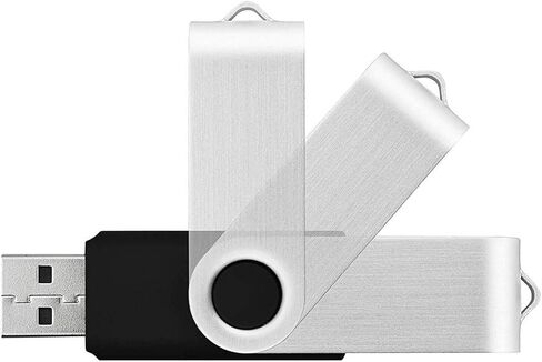 Aiibe 128GB Flash Drive USB Flash Drive 128 GB USB 3.0 Memory Stick Thumb Drive 128GB 3.0 Black in Kuwait