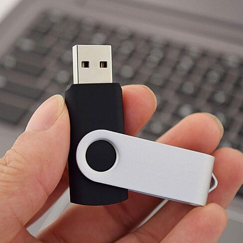 Aiibe 128GB Flash Drive USB Flash Drive 128 GB USB 3.0 Memory Stick Thumb Drive 128GB 3.0 Black in Kuwait