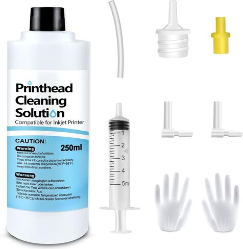 Printer Cleaning Kit for Epson, Printhead Cleaning Kit for HP Inkjet 100mL in Kuwait