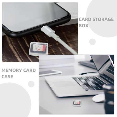 BESTYASH 50pcs Memory Card Case Holder Organizer Dustproof Card Storage Box for Travel and Outdoor Use Compact Design in Kuwait