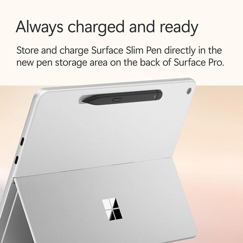 Microsoft Surface Pro 2 in 1 Laptop Tablet, 12" Touchscreen, 45 Tops AI Copilot NPU, 16GB RAM, 256GB Storage, Keyboard, Slim Pen, MS 365, USB-C Fast Charger, Windows 11 (Renewed) in Kuwait