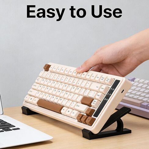 4PCS Ergonomic Keyboard Stand Feet, Anti-Slip Keyboard Elevated Rack for Gaming Typing Office, Laptop PP Stands in Kuwait