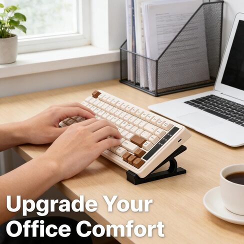 4PCS Ergonomic Keyboard Stand Feet, Anti-Slip Keyboard Elevated Rack for Gaming Typing Office, Laptop PP Stands in Kuwait