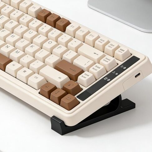 4PCS Ergonomic Keyboard Stand Feet, Anti-Slip Keyboard Elevated Rack for Gaming Typing Office, Laptop PP Stands in Kuwait