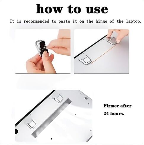 Adjustable Laptop Stand, Portable Laptop Riser, Laptop Stand for Desk Foldable, Ergonomic Computer Notebook Holder, Office Desk Accessories- Silver in Kuwait