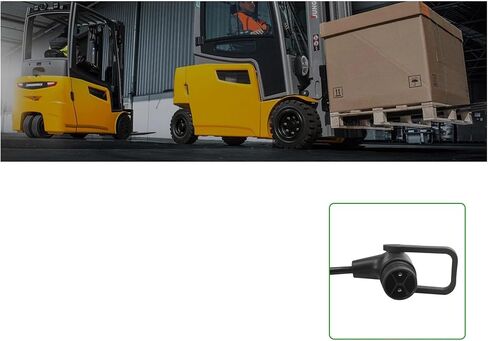24V 8A Lithium Battery Charger Round 4 Holes Plug Compatible with NOBLIFT Edge PTE15N Electric Pallet Jack in Saudi Arabia