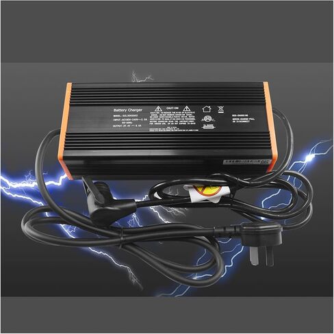 24V 8A Lithium Battery Charger Round 4 Holes Plug Compatible with NOBLIFT Edge PTE15N Electric Pallet Jack in Saudi Arabia
