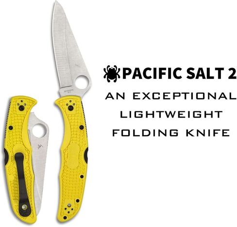 Spyderco Pacific Salt 2 Folding Knife, PlainEdge in Kuwait