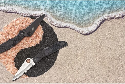 Spyderco Pacific Salt 2 Folding Knife, PlainEdge in Kuwait