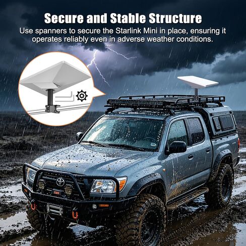 Starlink Mount, Starlink Pole Clamp Mount for Mini & Mini X in Kuwait