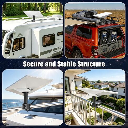 Starlink Mount, Starlink Pole Clamp Mount for Mini & Mini X in Kuwait