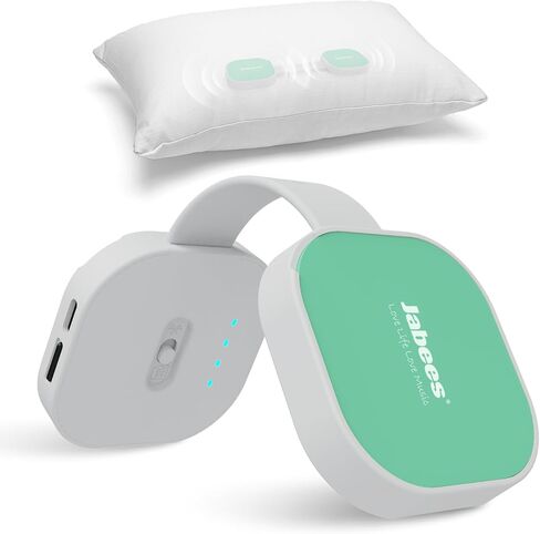 Jabees Peace Duo Pillow Speaker for Sleeping – Dual Under Pillow Speakers for Side Sleepers, Bluetooth + SD Card with Preloaded Sleep Sounds, Sleep Timer, No Earbuds Needed (Sunrise Yellow) in Kuwait