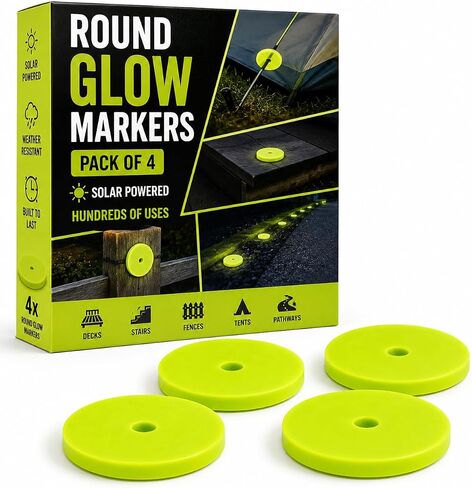 GLO-X Glow Zipper Pulls, 12 Pack, Camping Tent Accessories in Kuwait