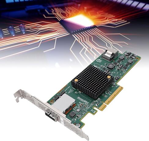 Zopsc 6Gb S PCIe HBA Controller Card, 8 Port SAS SATA Expansion in Kuwait