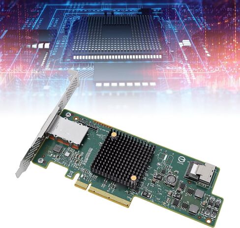 Zopsc 6Gb S PCIe HBA Controller Card, 8 Port SAS SATA Expansion in Kuwait